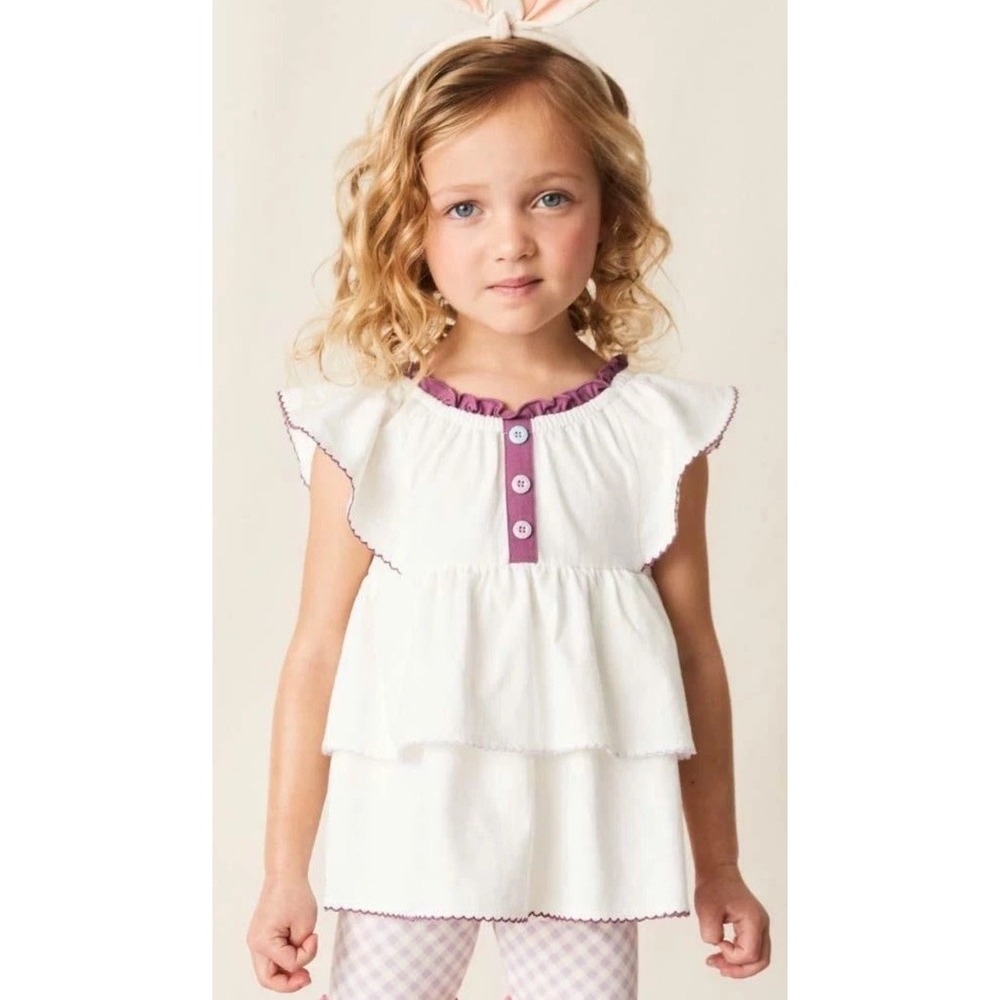 Matilda‎ Jane Girls Enchanted Garden Always Elegant Tiered Top Size 8